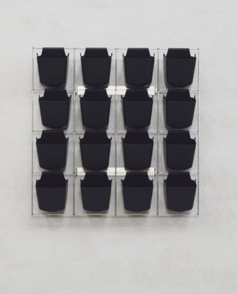 Verticale tuin 60x60 | 16 bakjes, Kunststof, Vierkant, Ophalen of Verzenden, Zo goed als nieuw
