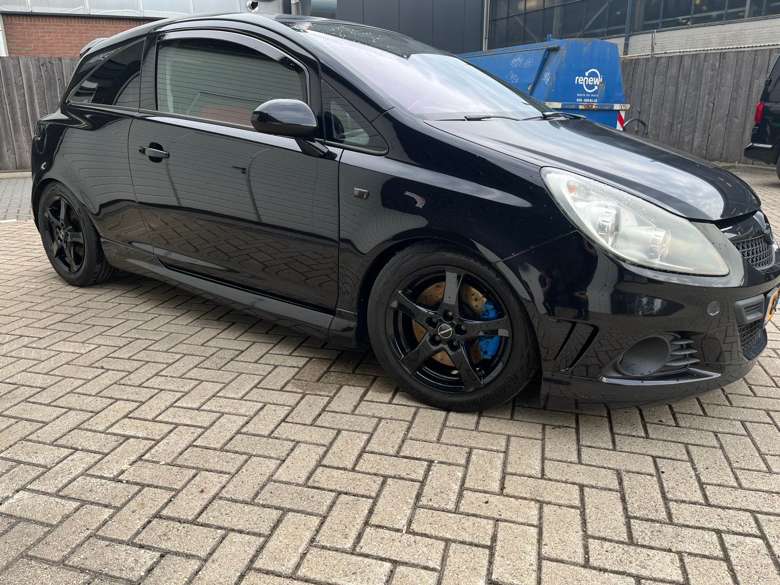 Opel corsa gsi turbo opc line, Auto's, Oldtimers, Voorwielaandrijving, Metallic lak, Stof, Zwart