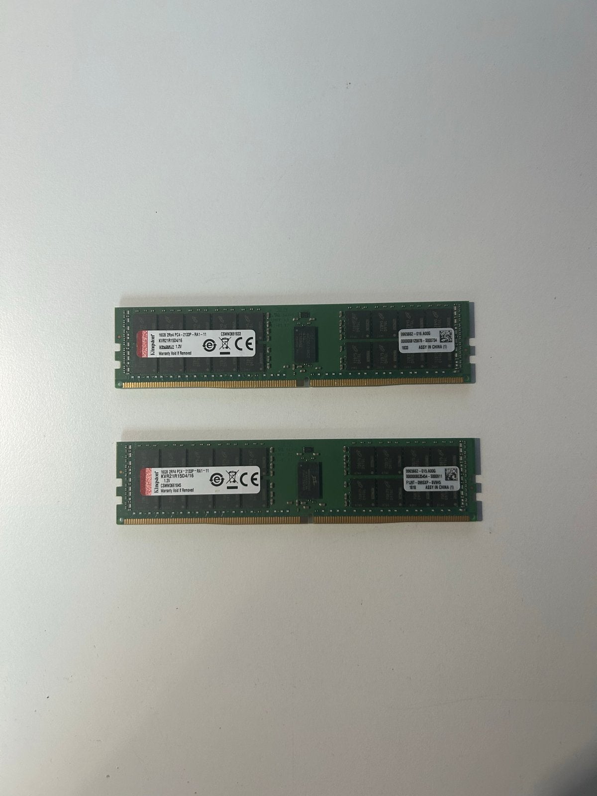 Kingston DDR4 RAM 32GB (2x16GB), Computers en Software, 32 GB, DDR4, Ophalen of Verzenden, Zo goed als nieuw
