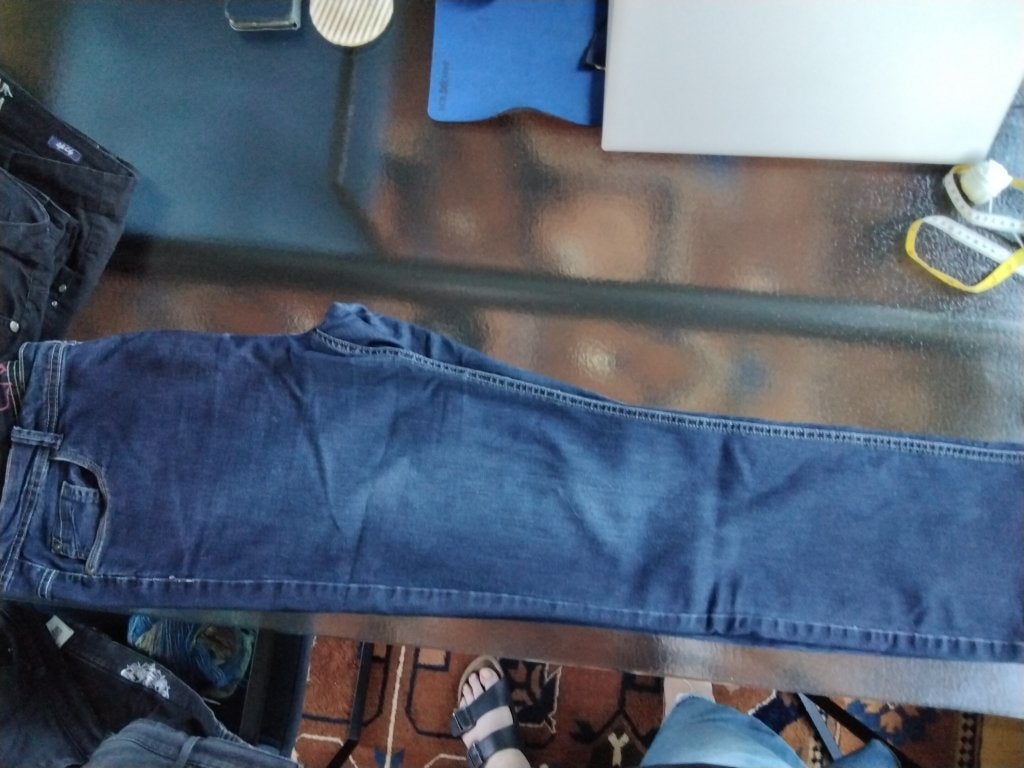 Ms mode jeans mt 50, Blauw, Ophalen of Verzenden, MS Mode, Gedragen