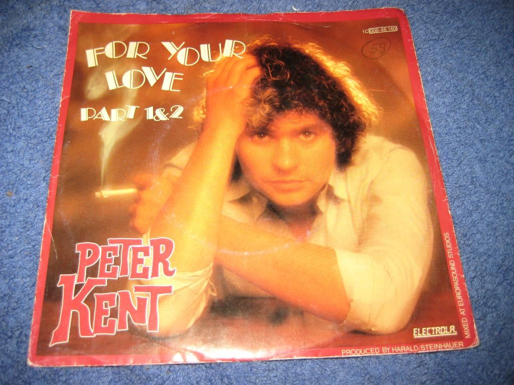 Peter Kent: For your love, part 1, Ophalen of Verzenden, Zo goed als nieuw, Pop, Single