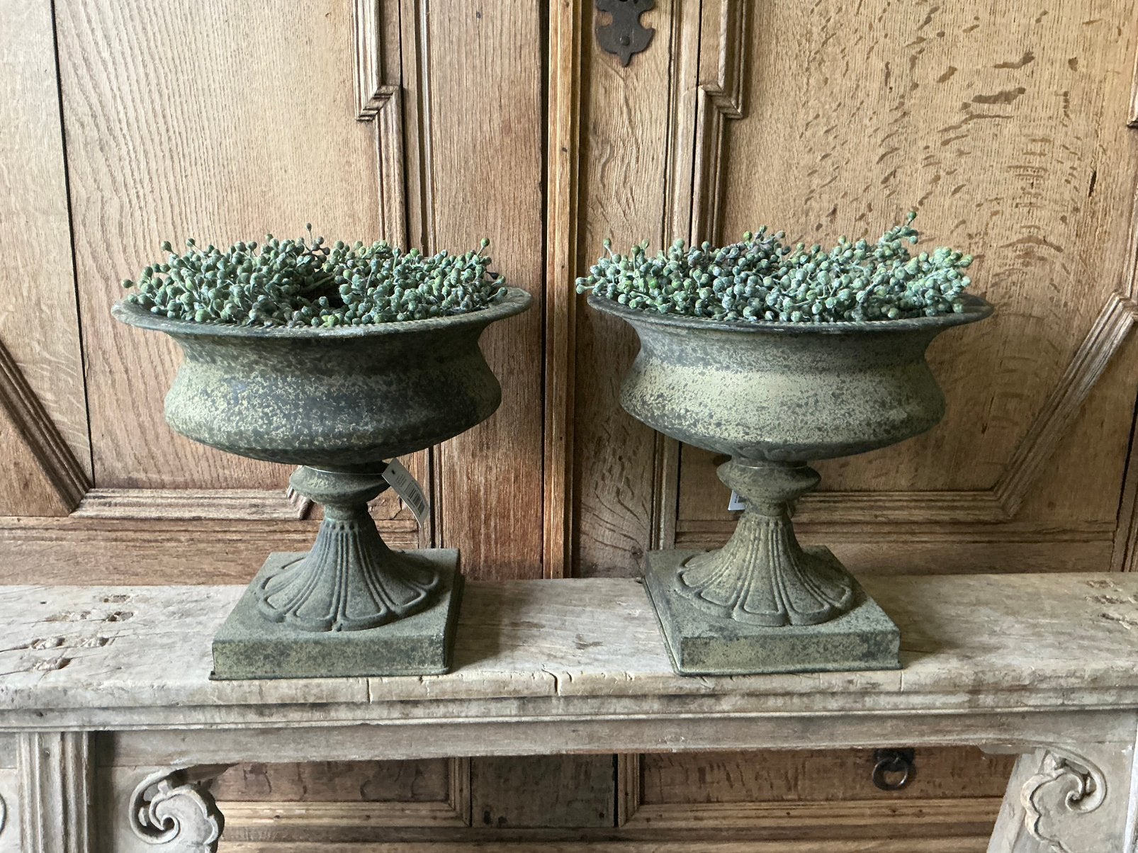 NIEUW forse Franse metalen vaas pot, Ophalen of Verzenden, Nieuw