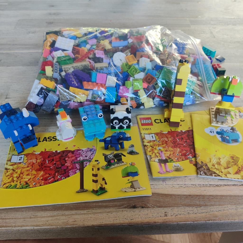 Lego Classic set 11011 - 1500 steentjes, Gebruikt, Lego, Compleet, Ophalen of Verzenden