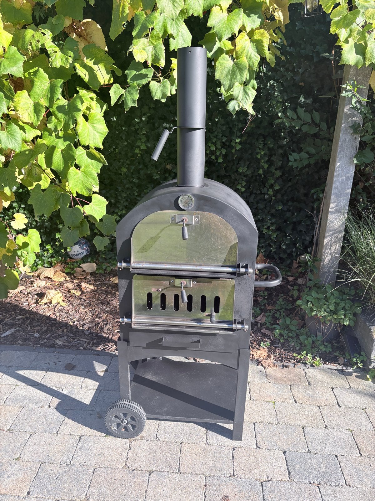 Pizza Oven, BBQ en Haard - Zo goed als nieuw, Ophalen, Zo goed als nieuw, Houtskool, Vrijstaand