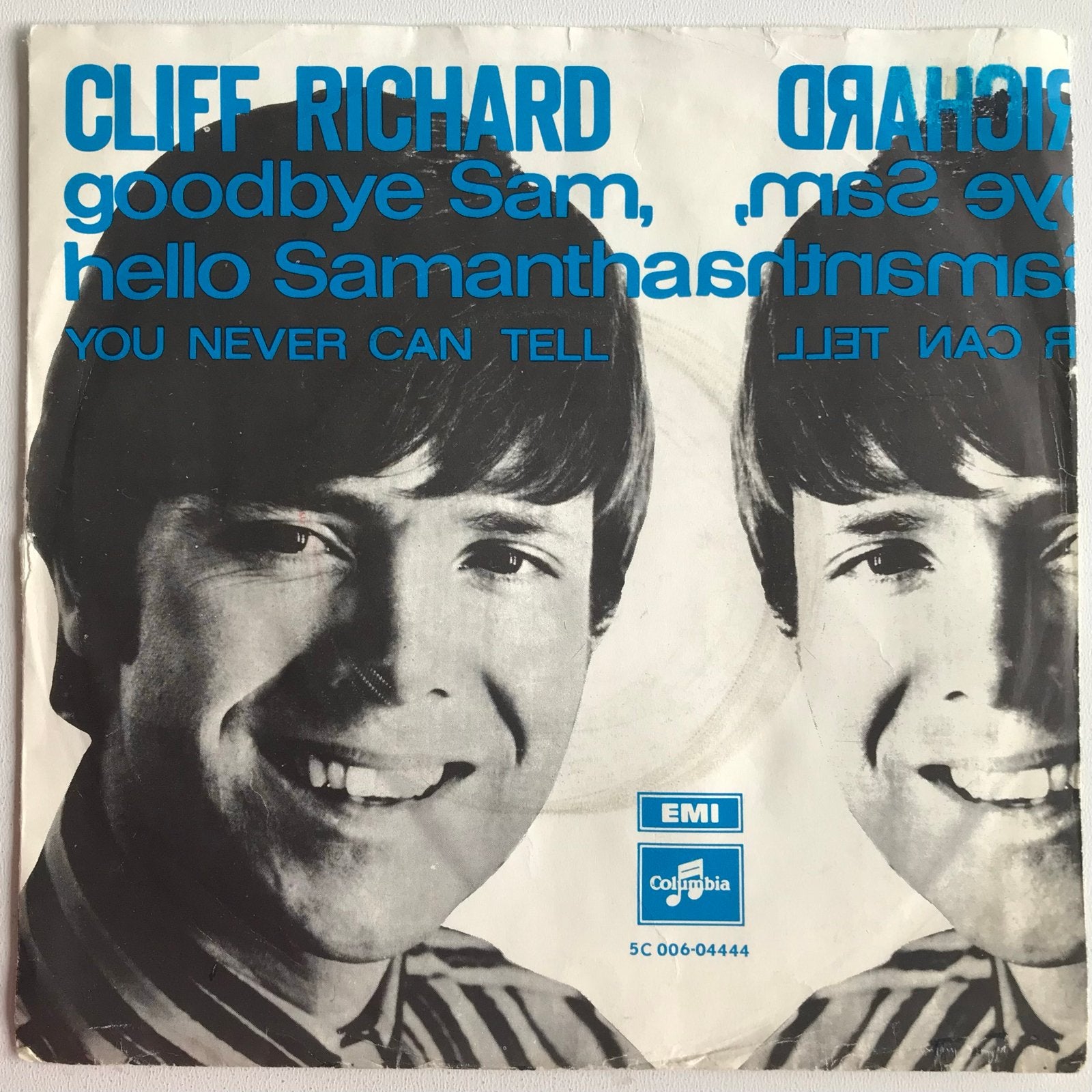 Cliff Richard - Goodbye Sam, Hello Samantha 7 inch vinyl, Cd's en Dvd's, Vinyl Singles, Gebruikt, 7 inch, Ophalen of Verzenden
