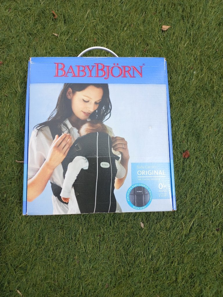 Draagzak Baby Björn original, Ophalen of Verzenden, Zo goed als nieuw, Buik, Baby Björn
