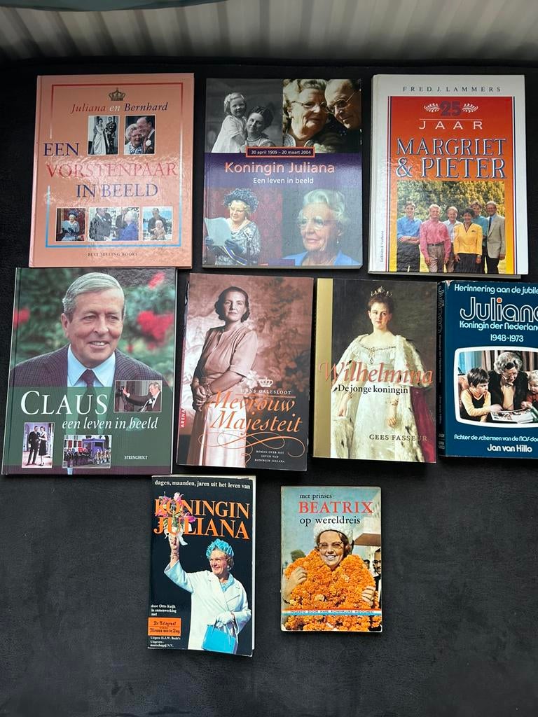 Verschillende boeken koninklijk huis, Ophalen of Verzenden, Gelezen
