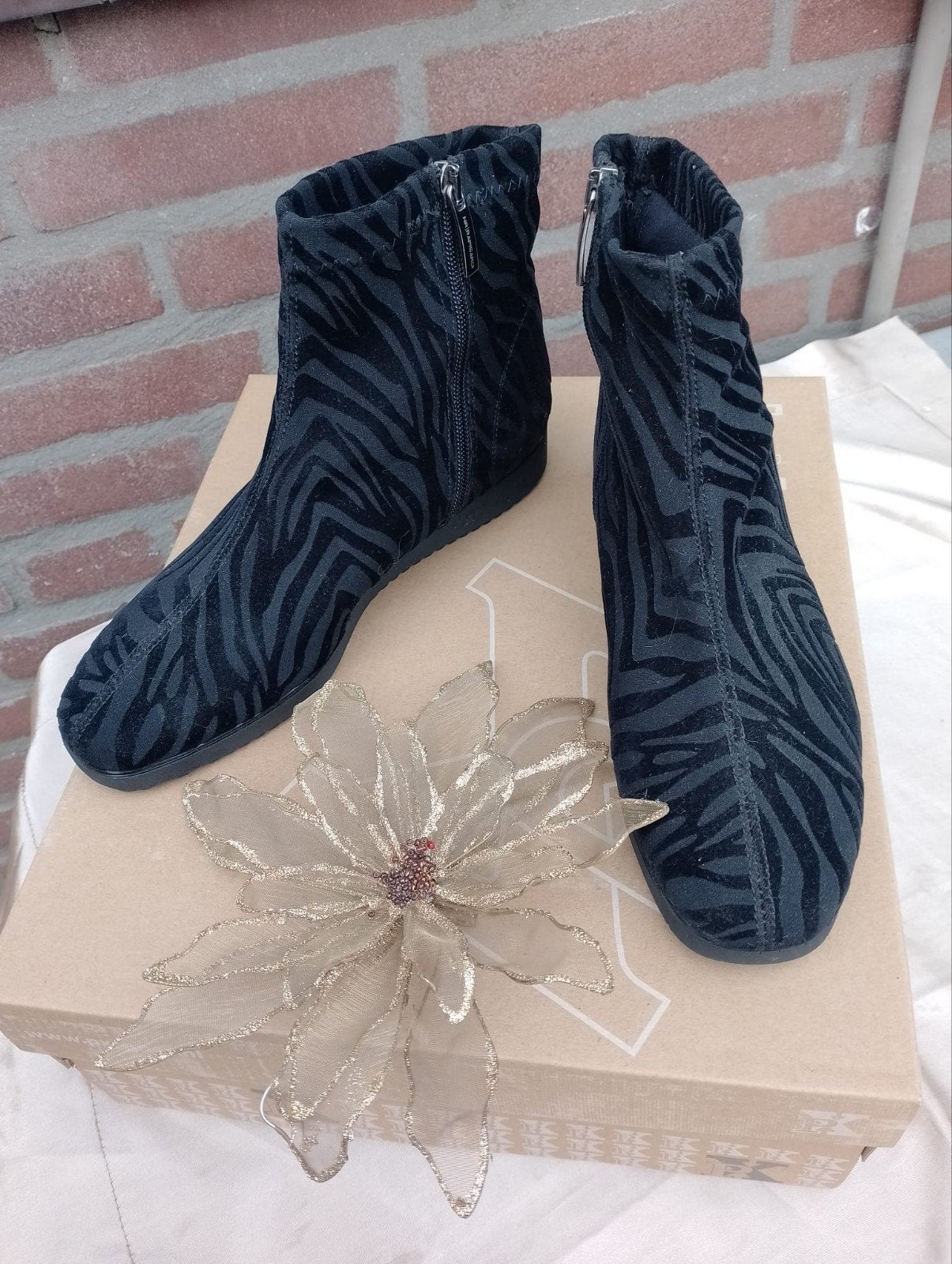 Nieuw!Luxe enkellaarzen van Rapisardi Frenze Italy, 37 zwart, Zwart, Lage of Enkellaarzen, Nieuw, Ophalen of Verzenden