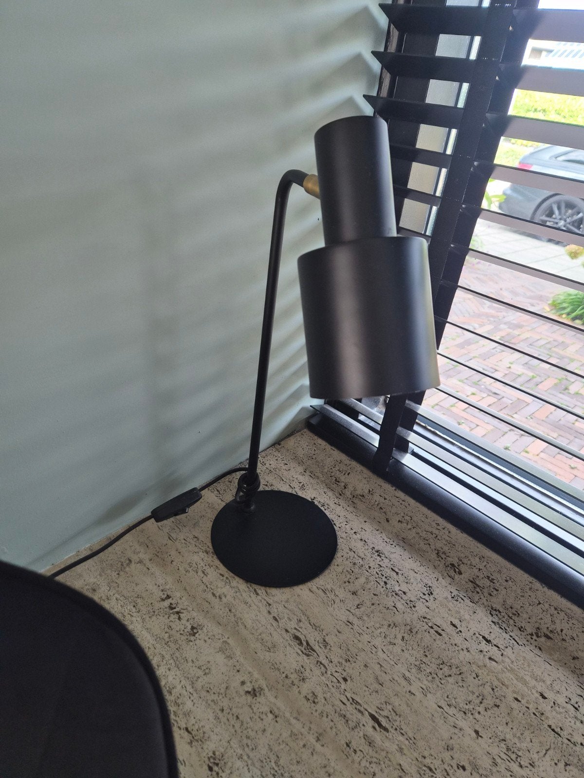 karwei nordin lamp tafellamp zwart, Zwart, Ophalen of Verzenden, Zo goed als nieuw