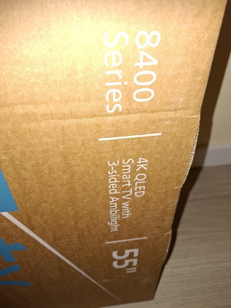 Philips Ambilight TV 55 Inch 8400, Ophalen, Philips, QLED, 50 Hz