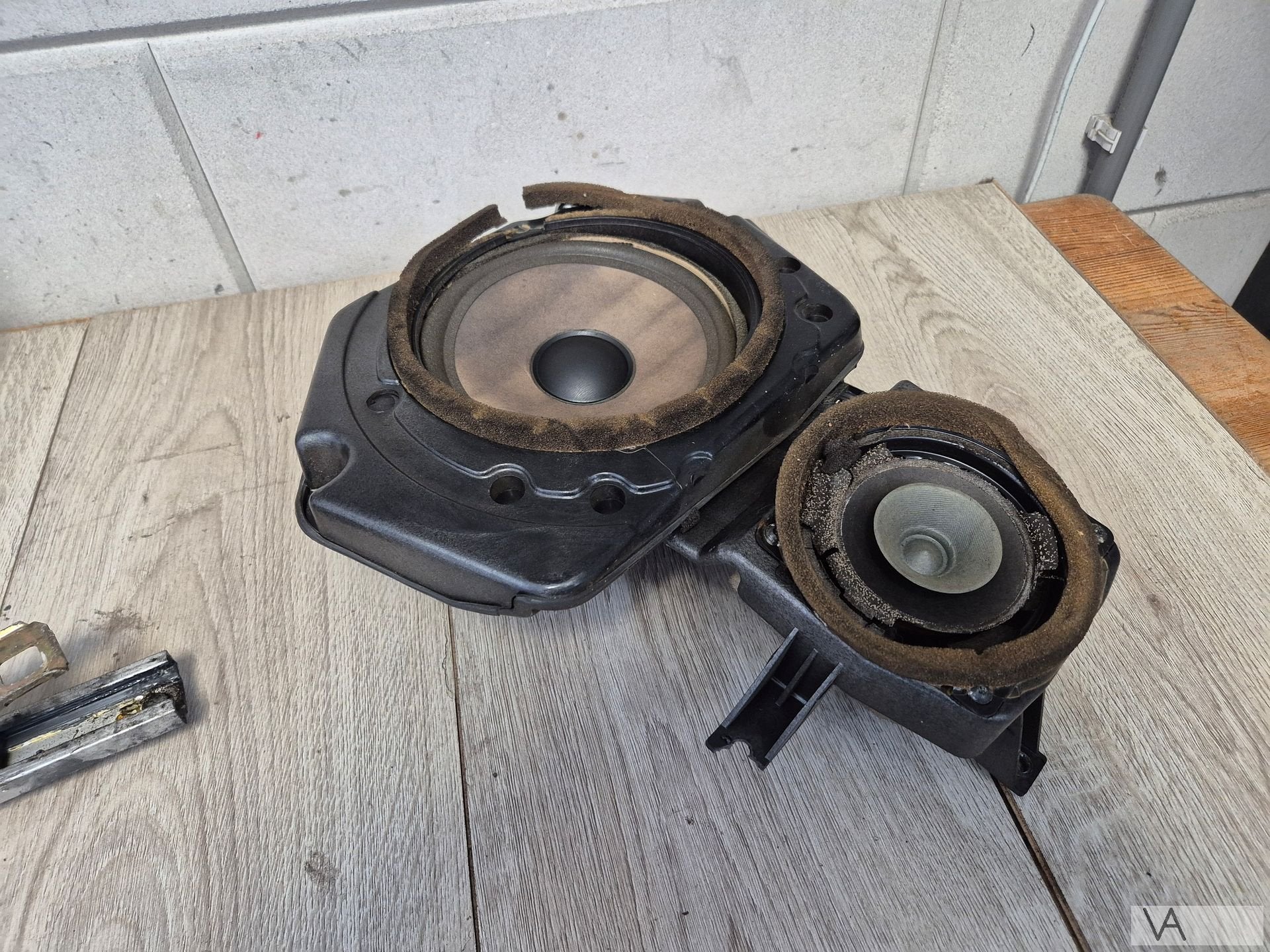 Speaker in deur LINKS Mercedes SL R129 1989 -2001 1298200902, Auto diversen, Ophalen of Verzenden, -, -, -