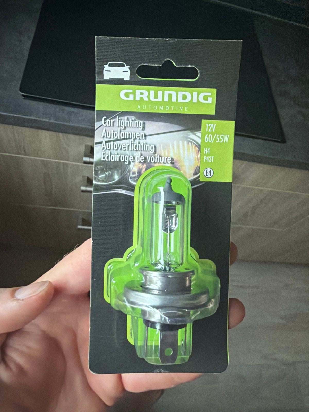 Grundig H4 Autolamp Koplamp 12V 60/55W P43T, Auto-onderdelen, Ophalen of Verzenden, Nieuw