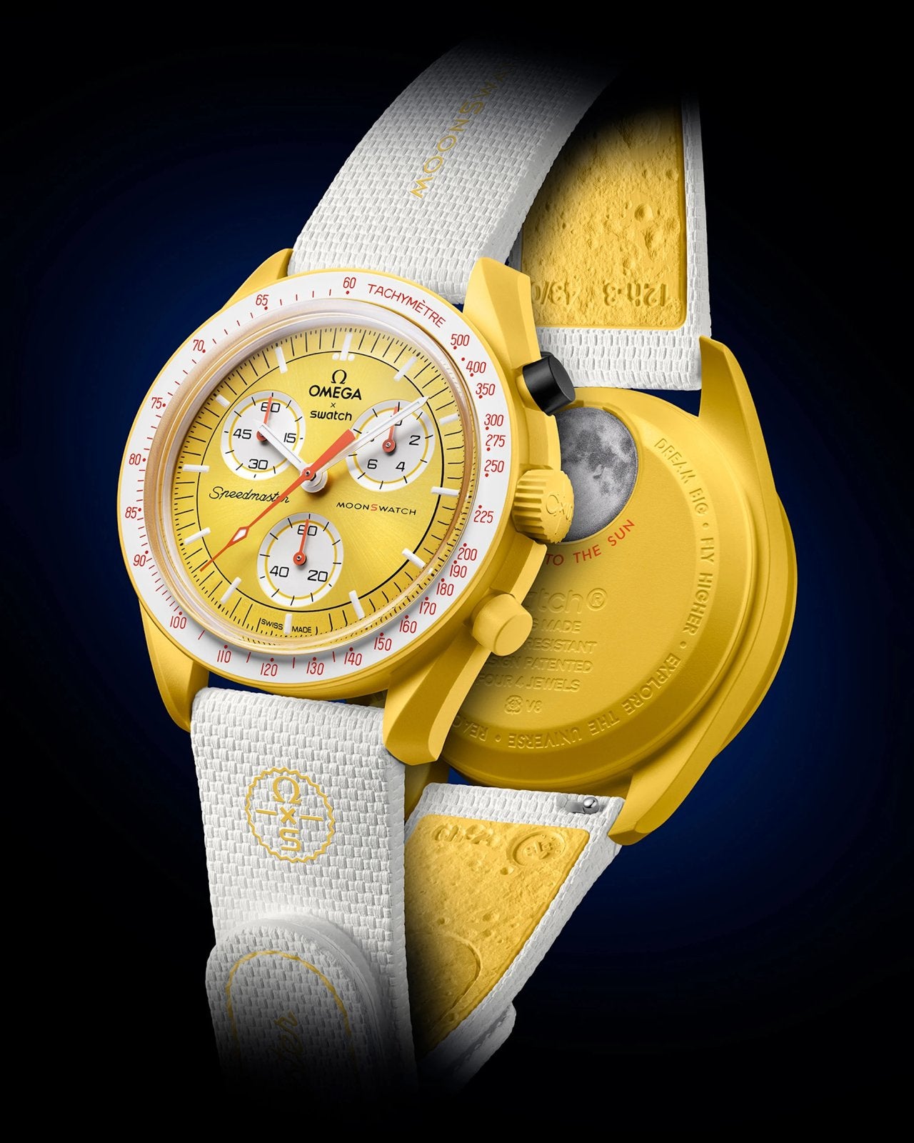 Swatch x OMEGA MoonSwatch Mission to the Sun - Full Solar Ec, Kunststof, Polshorloge, Swatch, Nieuw