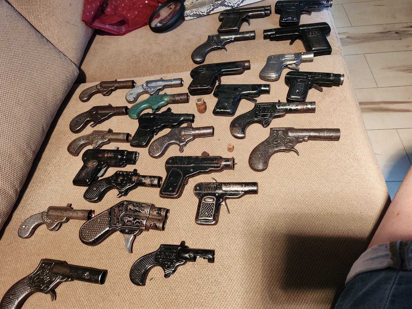 Collectie van 10+ Antieke Startpistolen / Speelgoedpistolen, Ophalen of Verzenden, Gebruikt