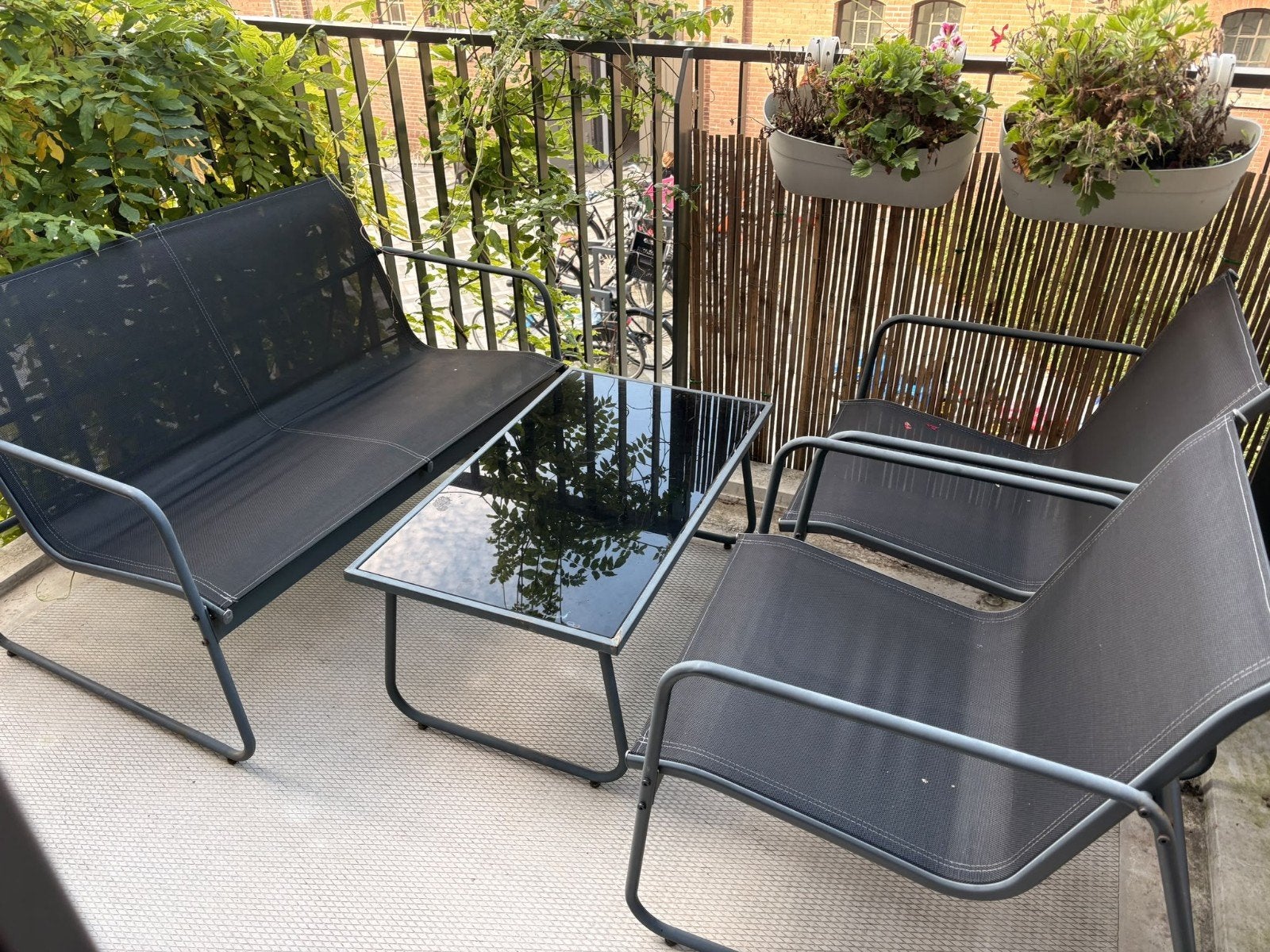 Comfortabele loungeset met bank, stoelen en bijzettafel, Ophalen, Gebruikt, Bank, Loungeset