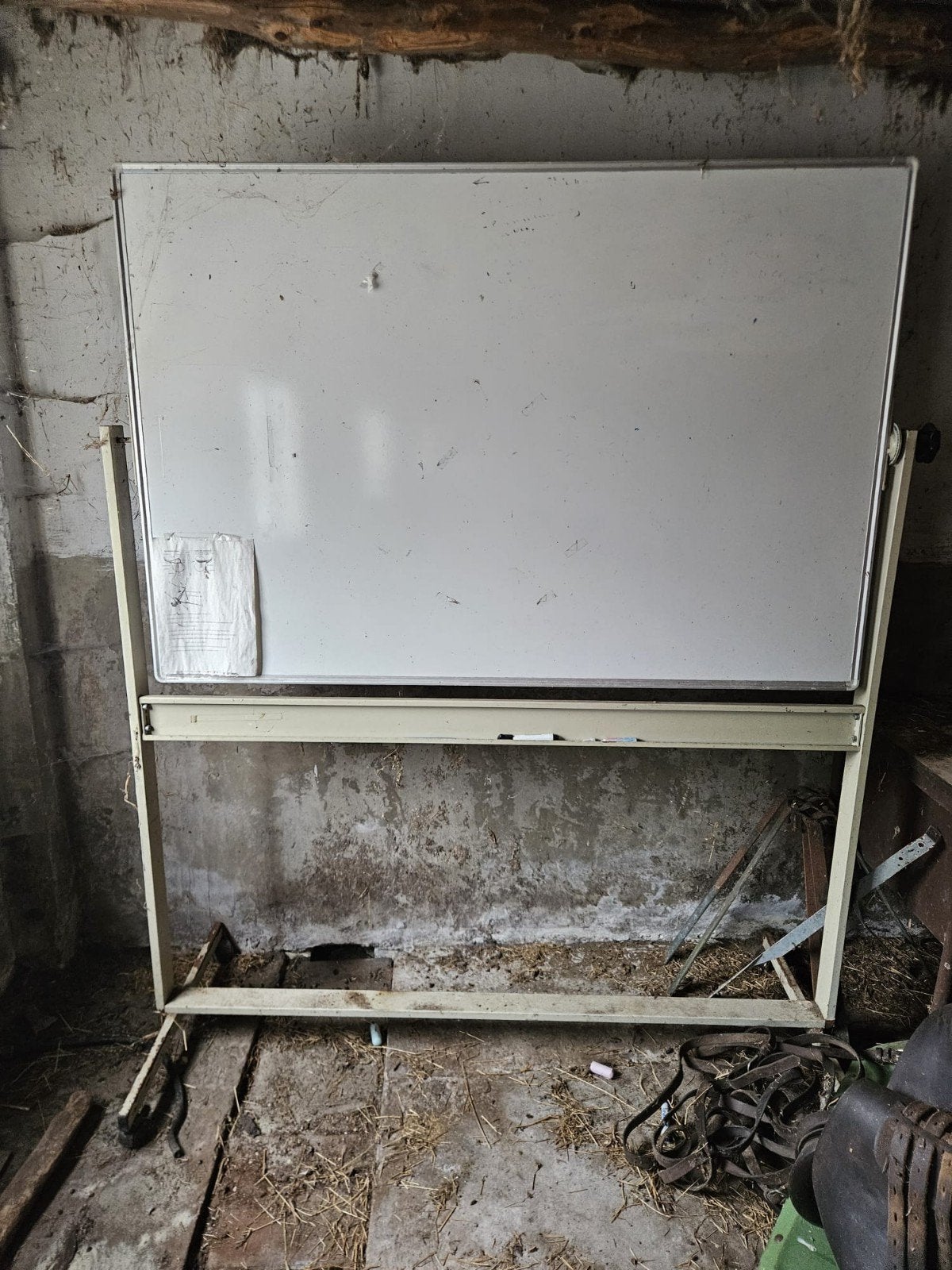 oud krijt/whitebord, Ophalen, Gebruikt, Krijtbord