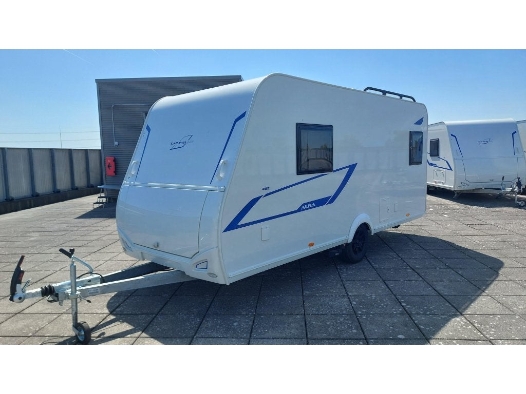 Caravelair Alba 462 EX HUUR MODEL 2026 MET MOVER EN MEER, Caravans en Kamperen, Standaardzit, Ringverwarming, Bedrijf, Caravelair
