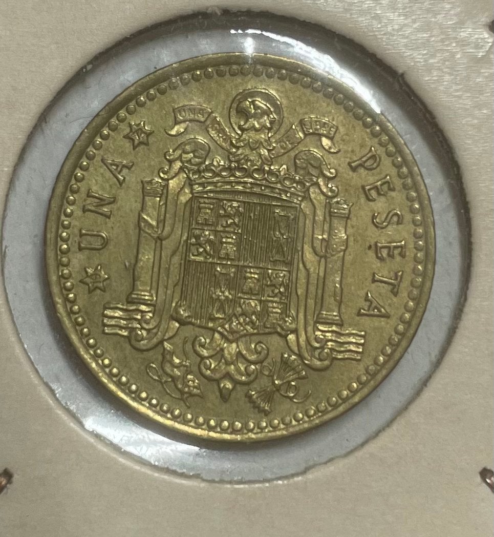 1 peseta Spanje 1966, Ophalen of Verzenden