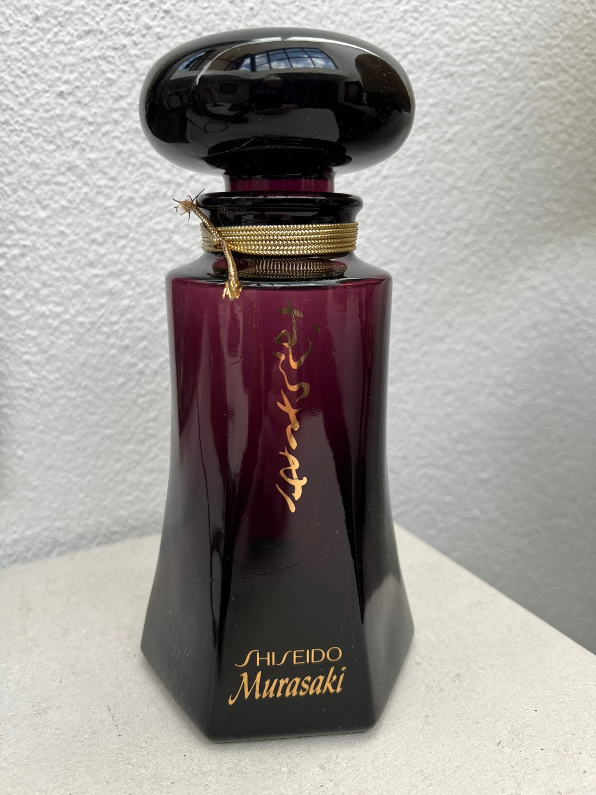 Shiseido Murasaki giant factice decoratie, Ophalen, Zo goed als nieuw, Parfumfles