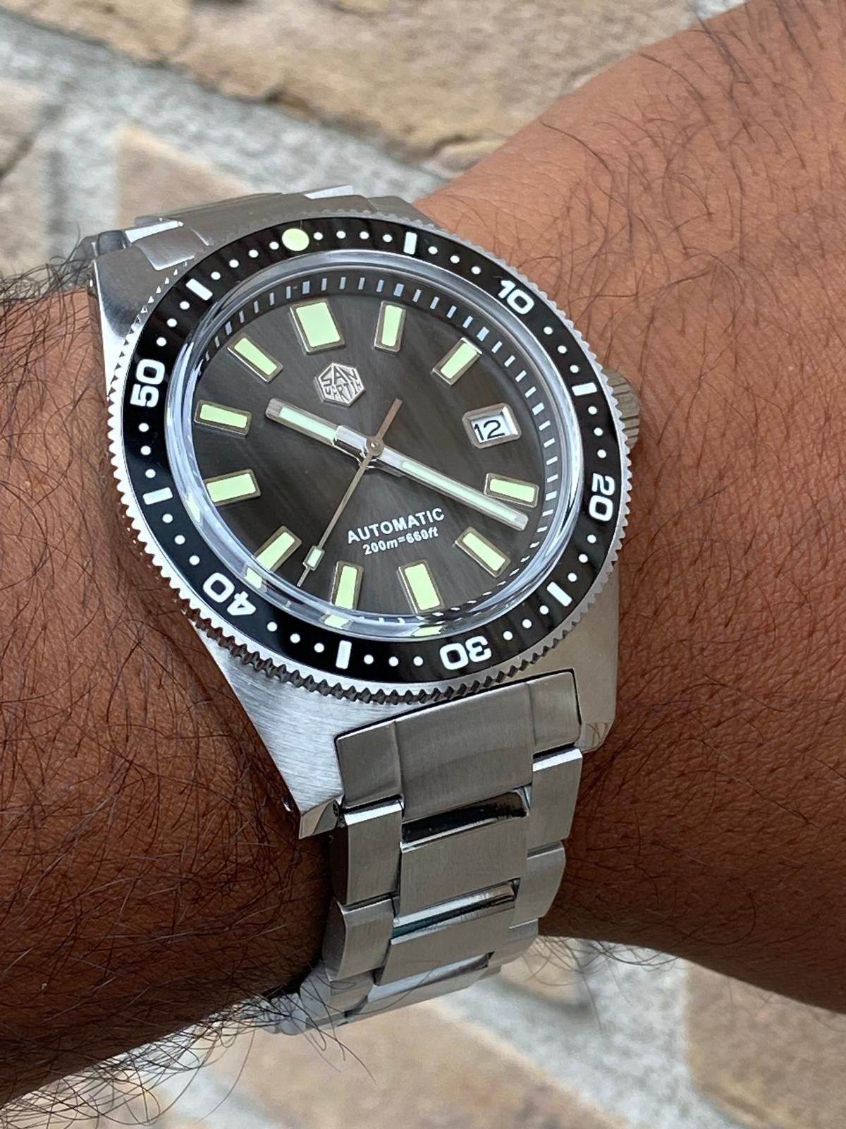 San Martin 62MAS Seiko NH35 Automatic, San Martin, IOS, Ophalen of Verzenden, Zo goed als nieuw