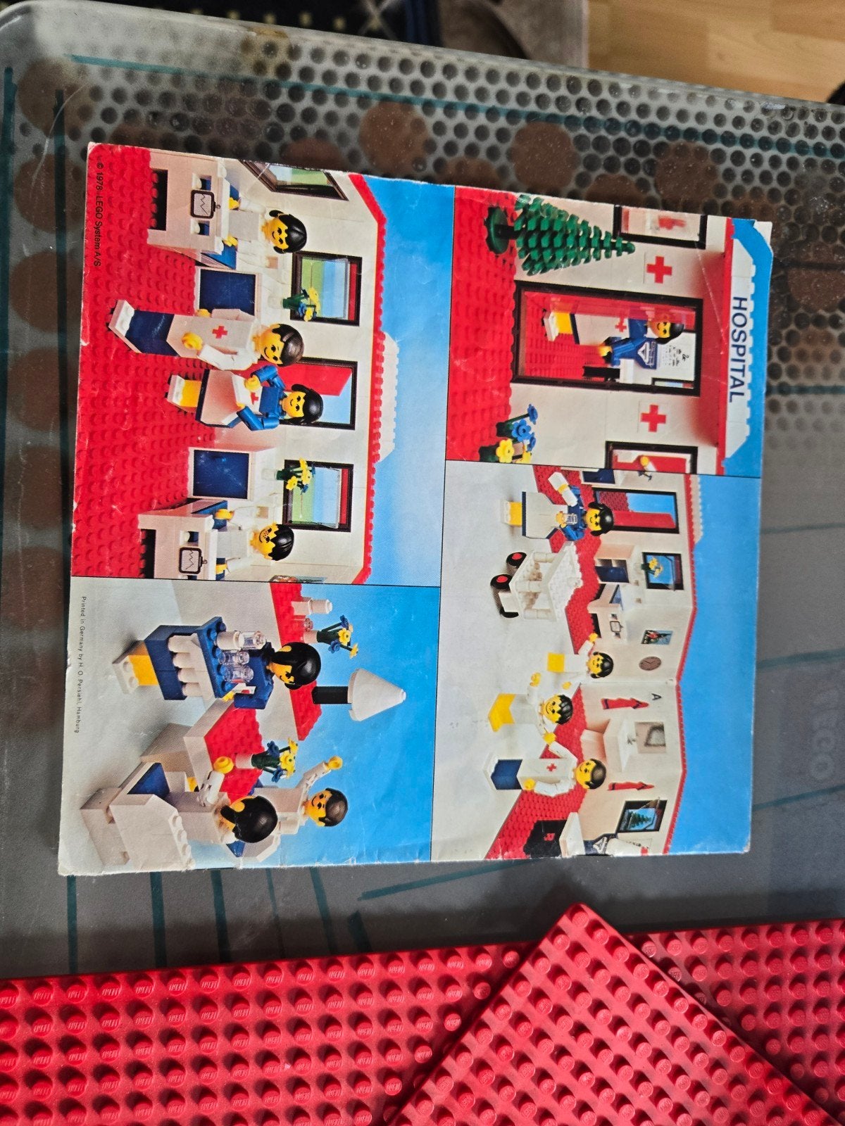 Vintage LEGO 231 Ziekenhuis Set - met Doos en Instr, Ophalen of Verzenden, Gebruikt