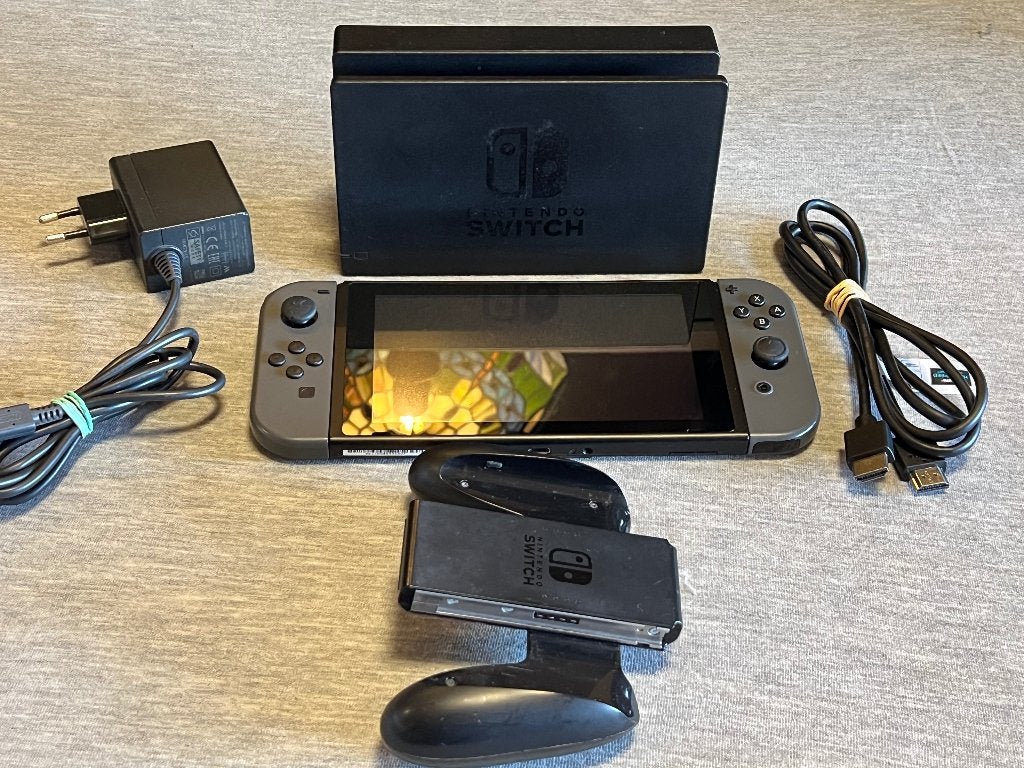 Nintendo Switch HAC-001 Zwart, Ophalen of Verzenden, Gebruikt, Met 1 controller, Switch Original