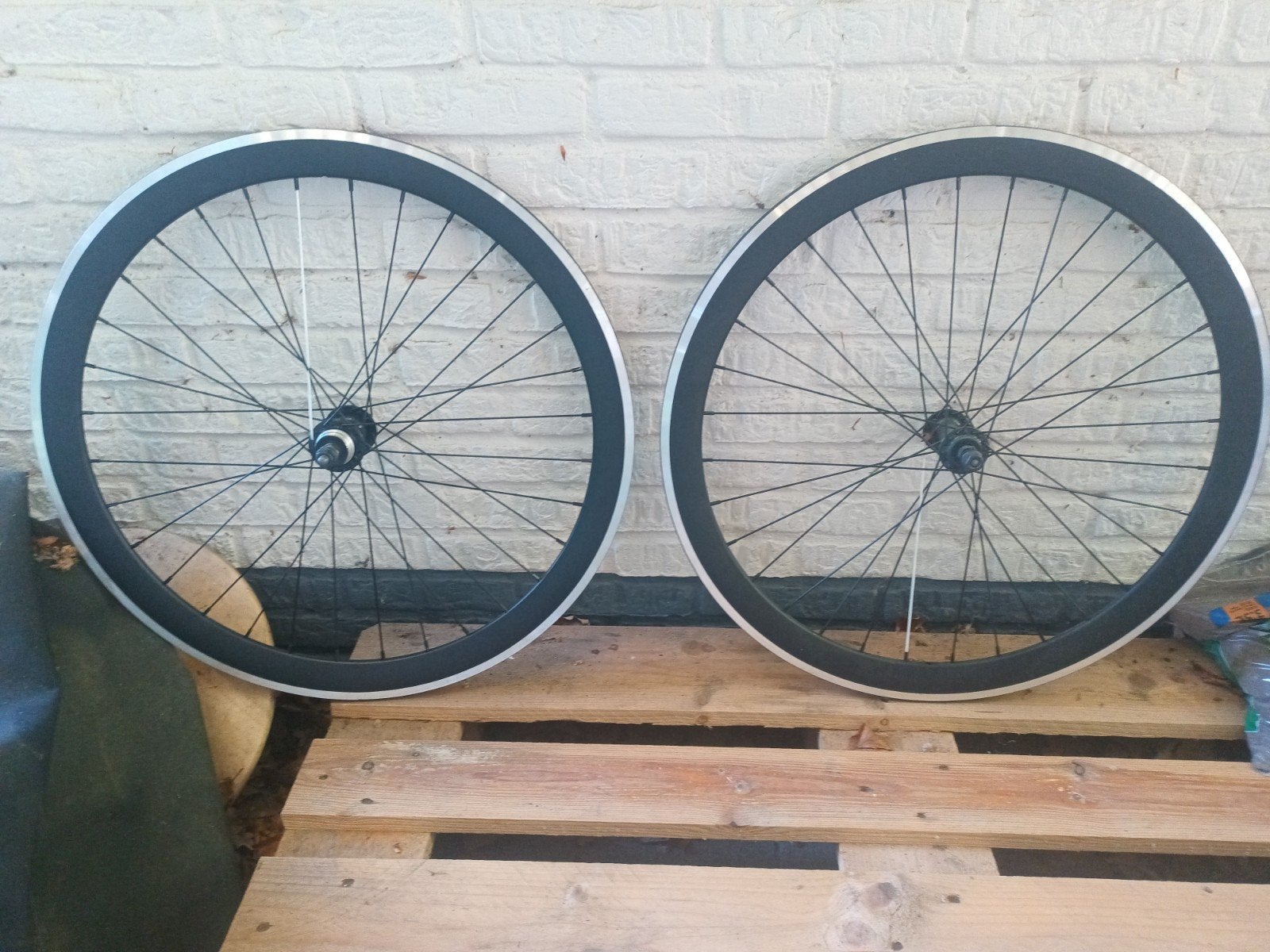 Wielset 650C (571mm) fixed gear én single speed Flip flop, Ophalen of Verzenden, Wiel