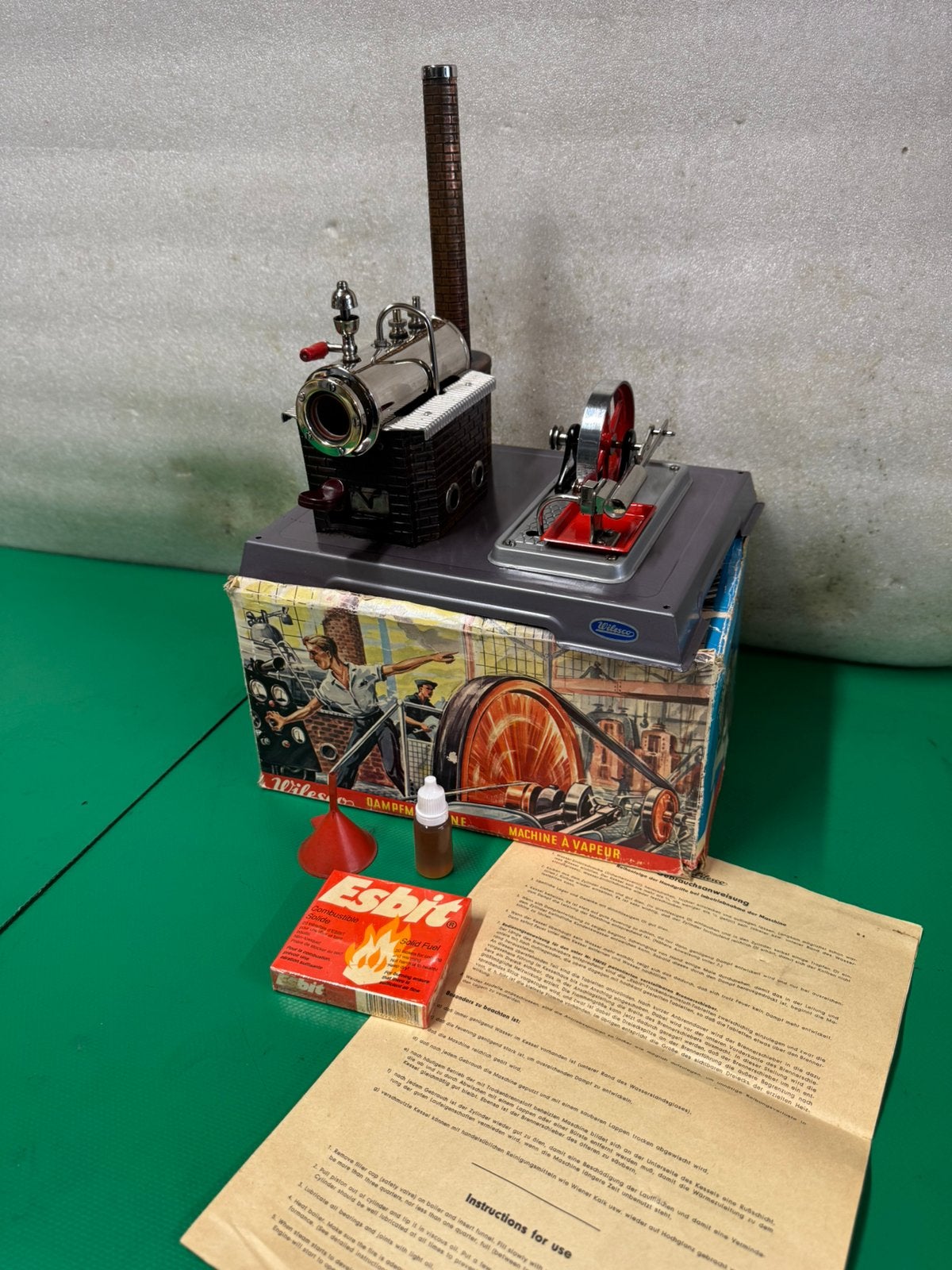Stoommachine Wilesco D8, Hobby en Vrije tijd, Ophalen of Verzenden, Zo goed als nieuw