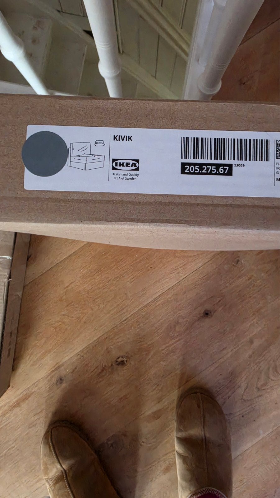 IKEA KIVIK hoes voor slaapfauteuil - Donkergrijs, Eenpersoons, Nieuw, Ophalen of Verzenden, Minder dan 150 cm