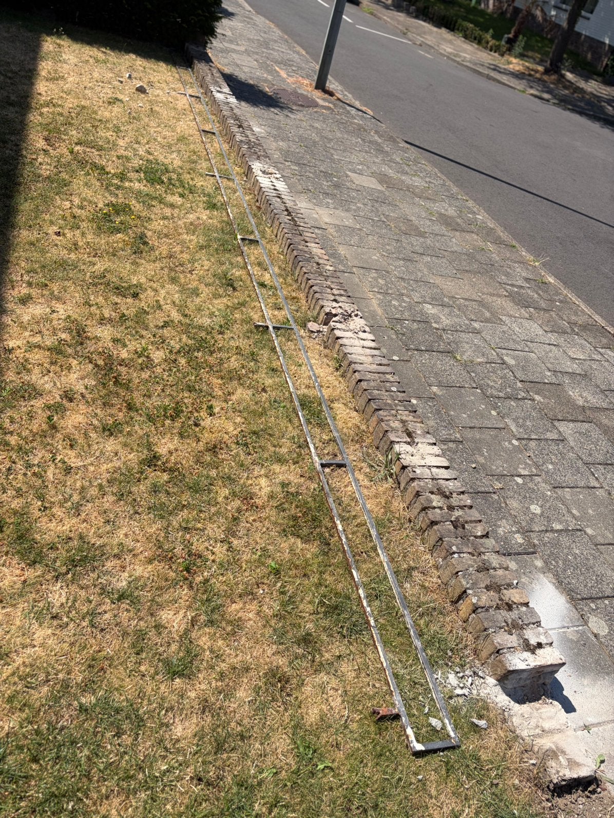 IJzeren hekwerk 7 meter GRATIS, Ophalen, Gebruikt, IJzer, Sierhekwerk