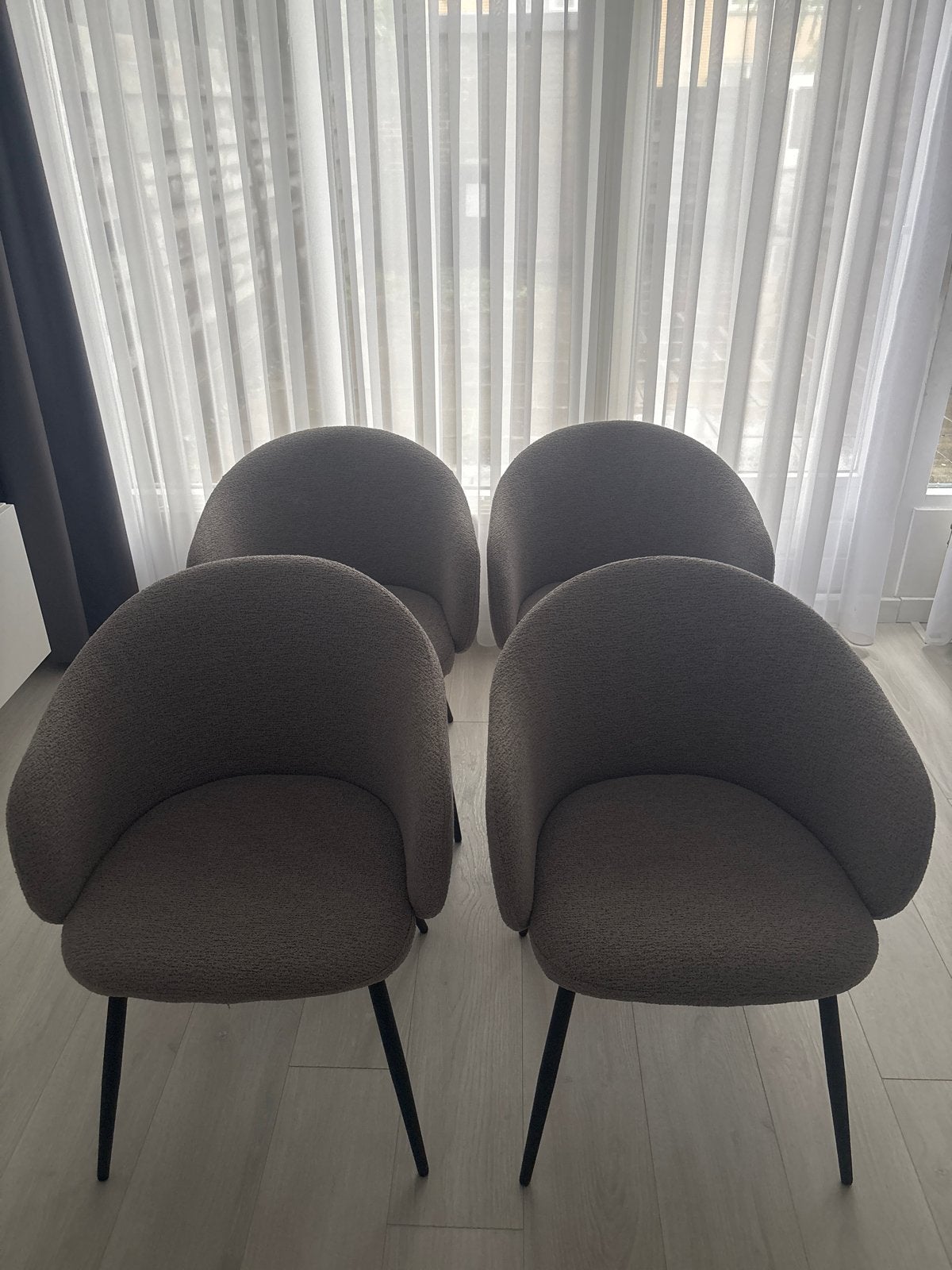 4 Kwantum eetkamerstoelen - Zo goed als nieuw, Overige kleuren, Ophalen of Verzenden, Zo goed als nieuw, Vier