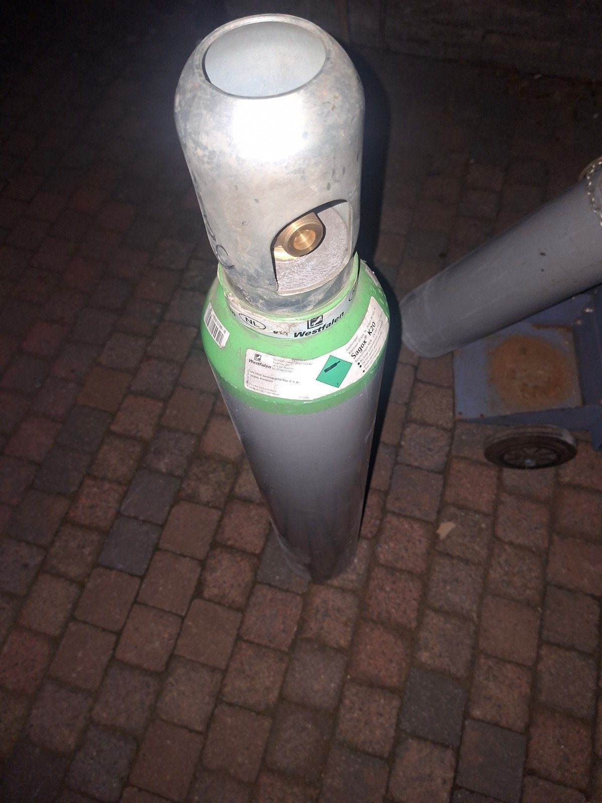 Westfalen MIG/MAG CO2 gasfles (eigendom), Ophalen, Gebruikt, Co2