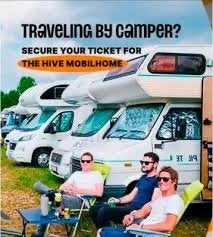 Rock Werchter The Hive 2P Mobile Home Package, Twee personen