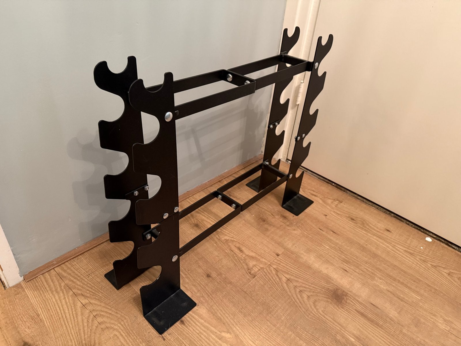 Dumbbell rek voor 6 paar dumbbells, Sport en Fitness, Ophalen, Gebruikt, Dumbbell