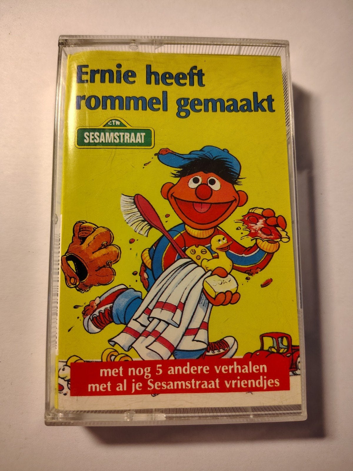 Sesamstraat - Ernie heeft rommel gemaakt Cassette, Ophalen of Verzenden, 1 bandje