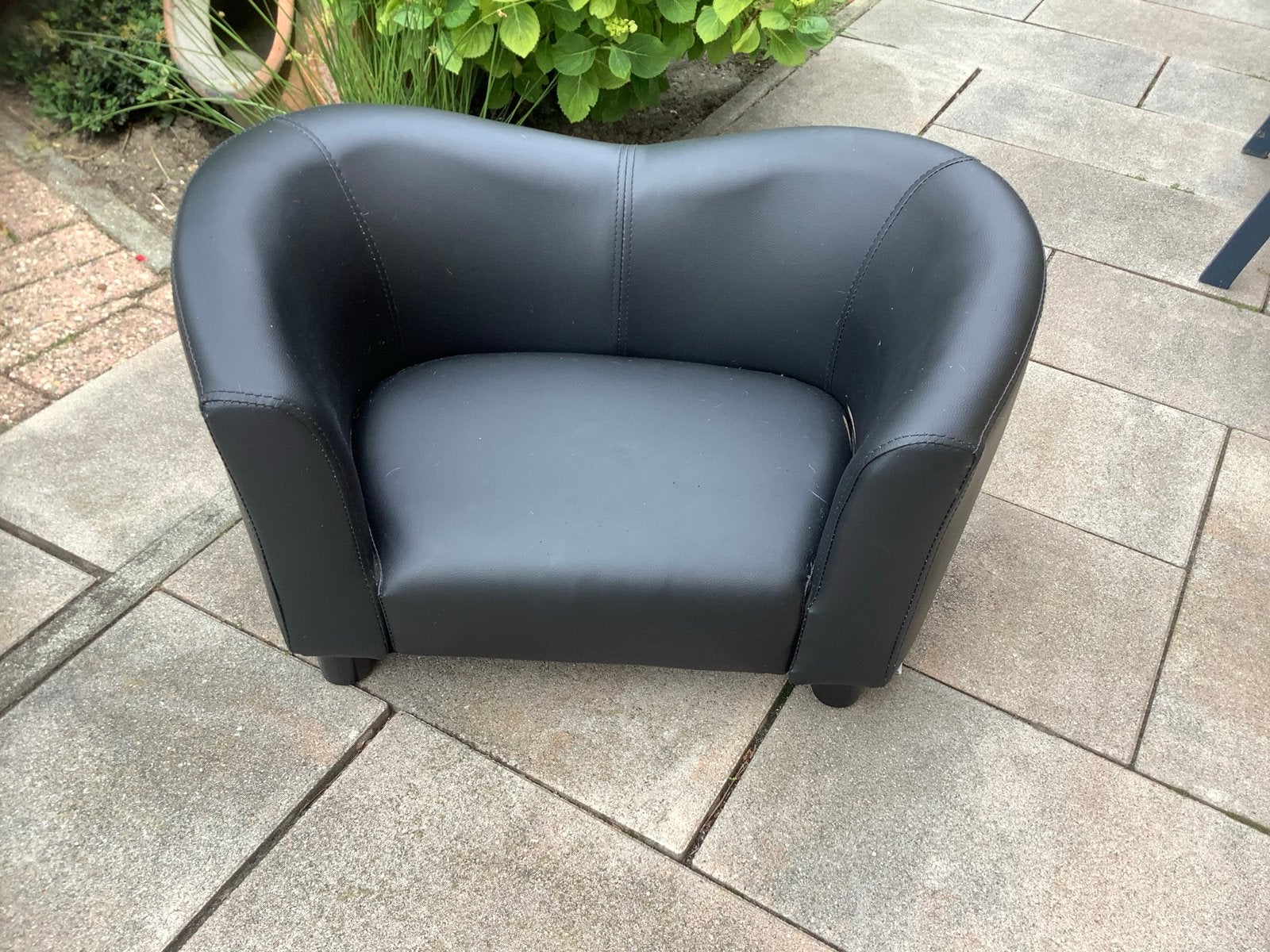 Zwarte honden/katten sofa  - gebruikt, Ophalen of Verzenden, Gebruikt