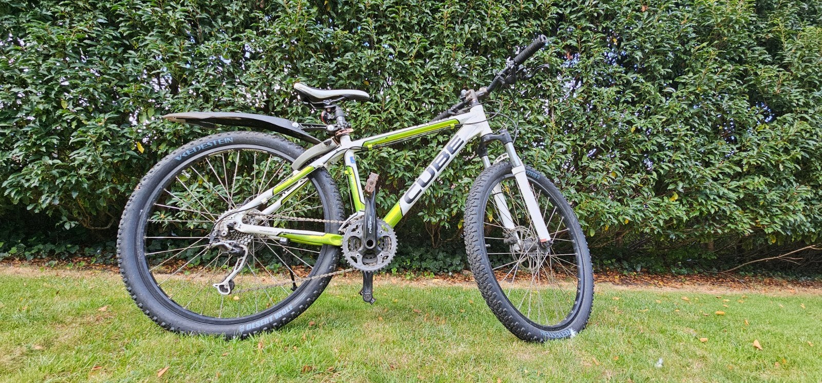CUBE Acid dames /heren mountainbike 26 inch- wit/groen, Gebruikt, Hardtail, Schijfrem, Ophalen