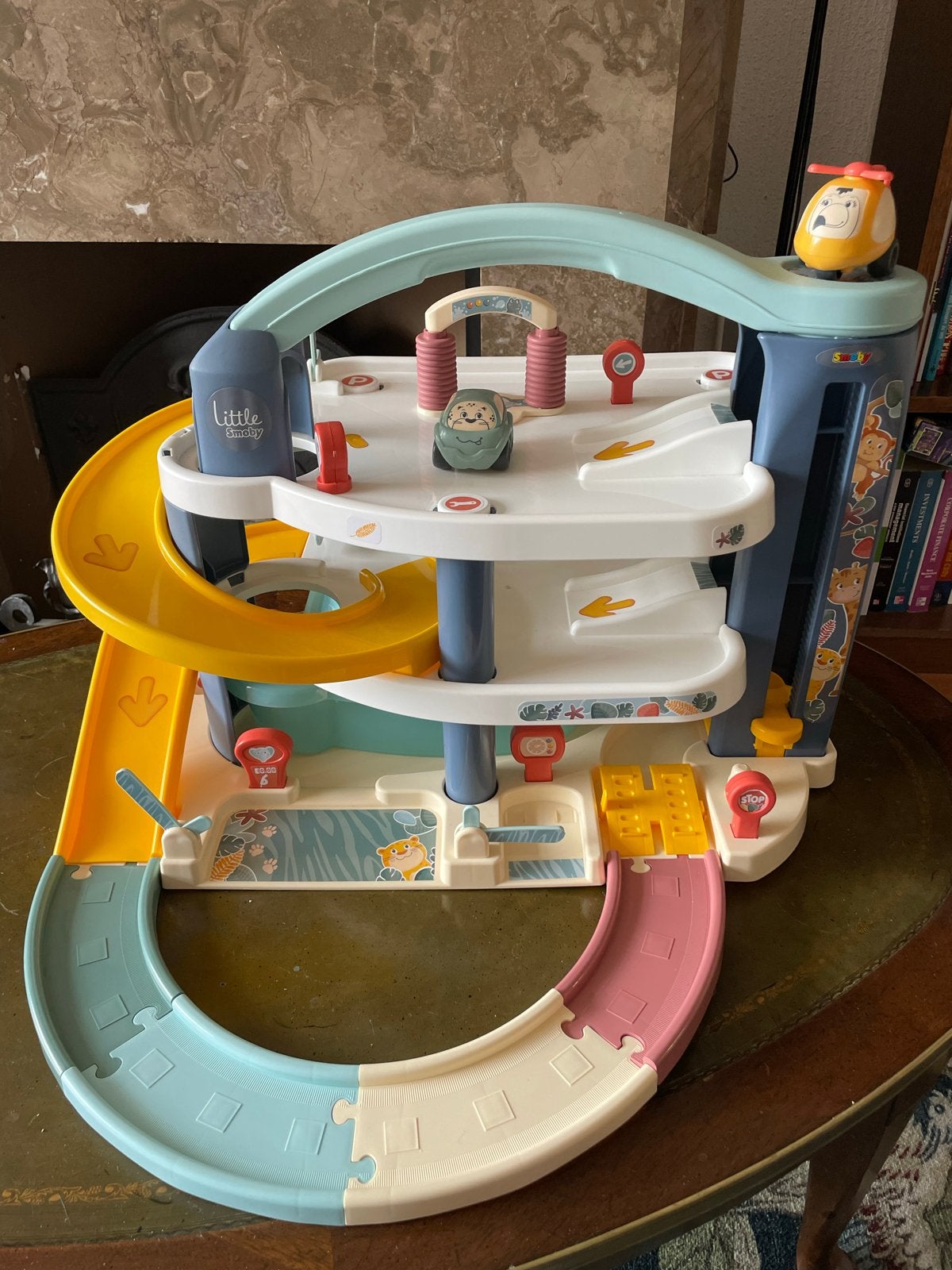 Little Smoby Garage Parkeergarage met Baan en Auto's, Kinderen en Baby's, Ophalen, Gebruikt, Jongen of Meisje