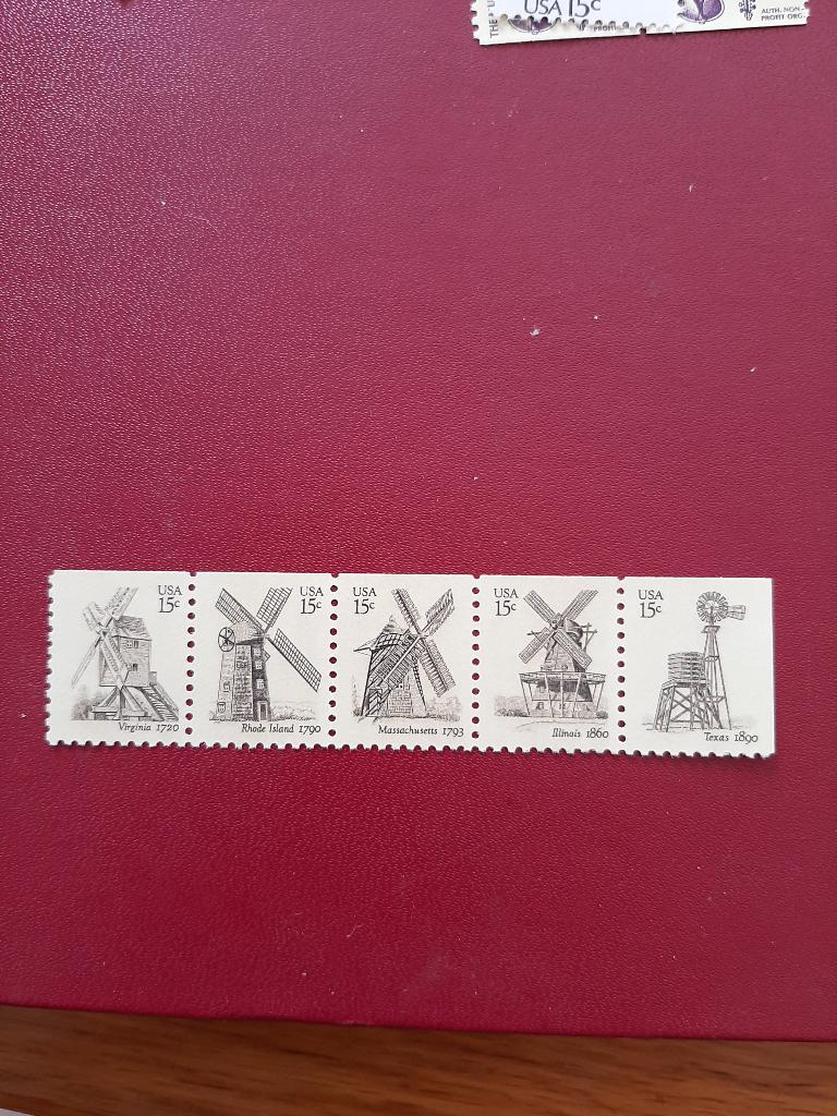 Amerika, molens, Verzenden, Postfris, Noord-Amerika