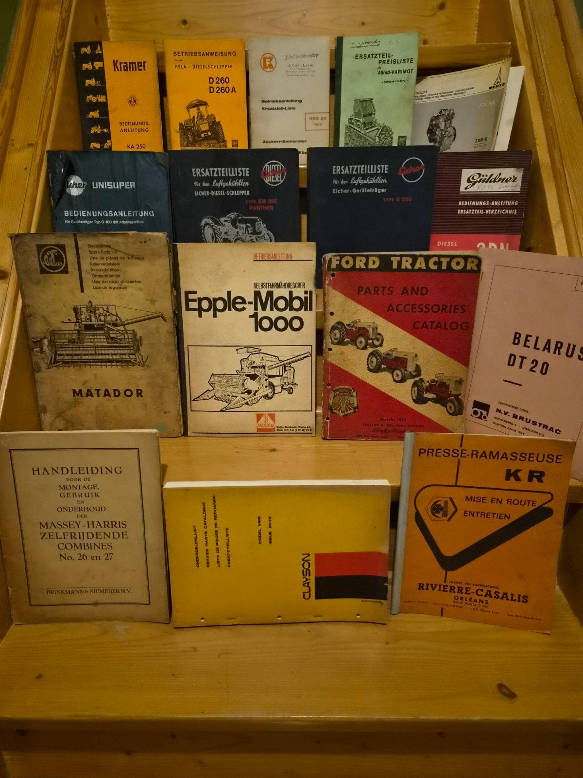 Originele instructie- en onderdelenboeken jaren '50-'70, Ophalen of Verzenden, Gelezen, Algemeen
