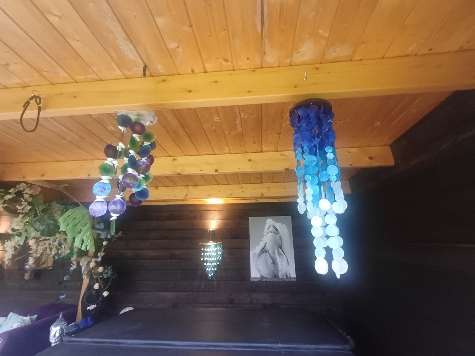 Handgemaakte Capiz Schelpen Windgong - Diverse Kleuren, Meerkleurig, Boho, Nieuw, Ophalen of Verzenden