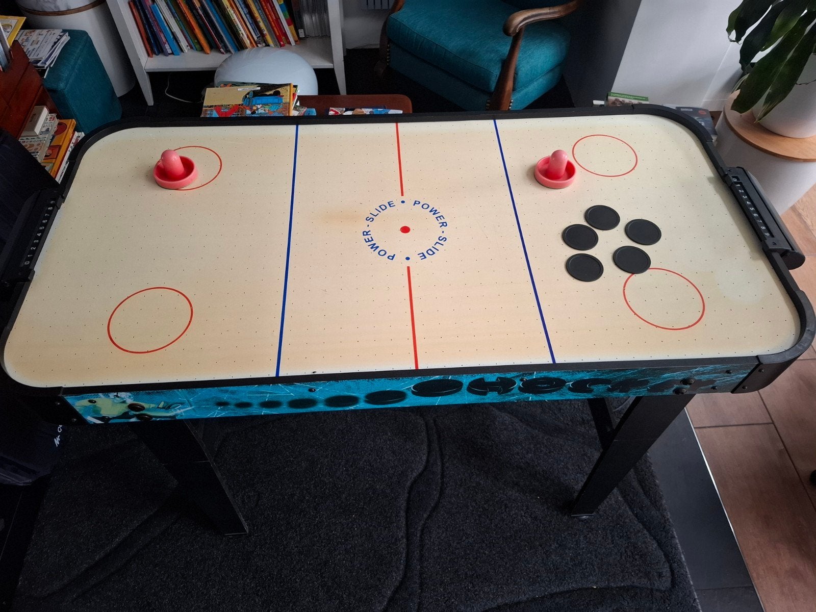Airhockey tafel 60x130  bijna Gratis, Ophalen, Gebruikt