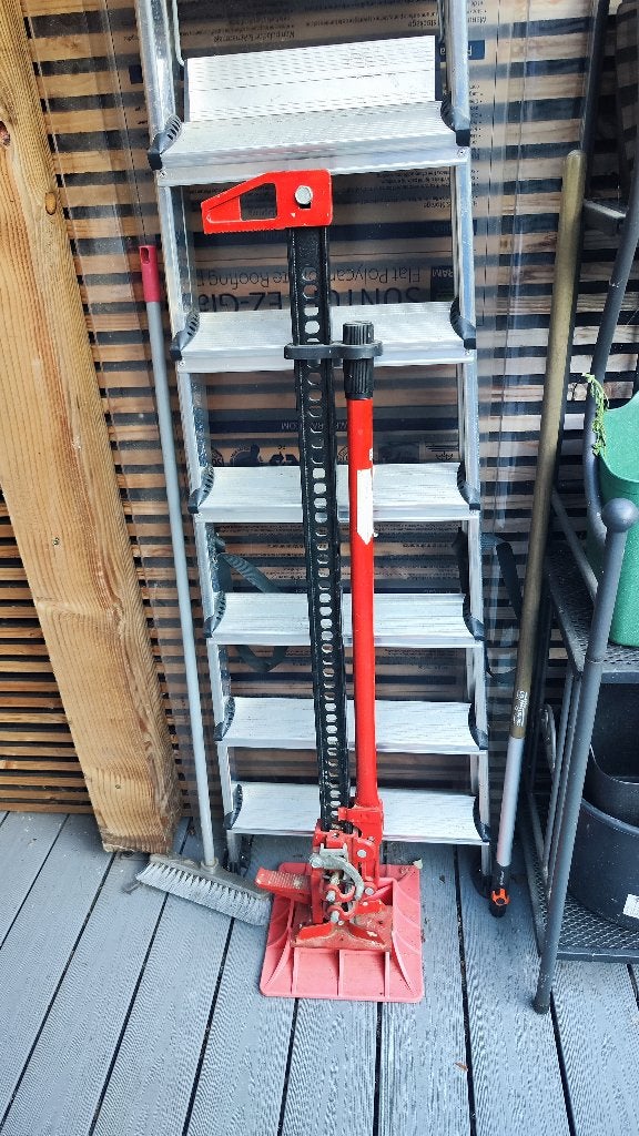 High Lift Jack - Offroad Krik 84" incl. baseplate, Ophalen, Zo goed als nieuw, Mechanisch, Garagekrik