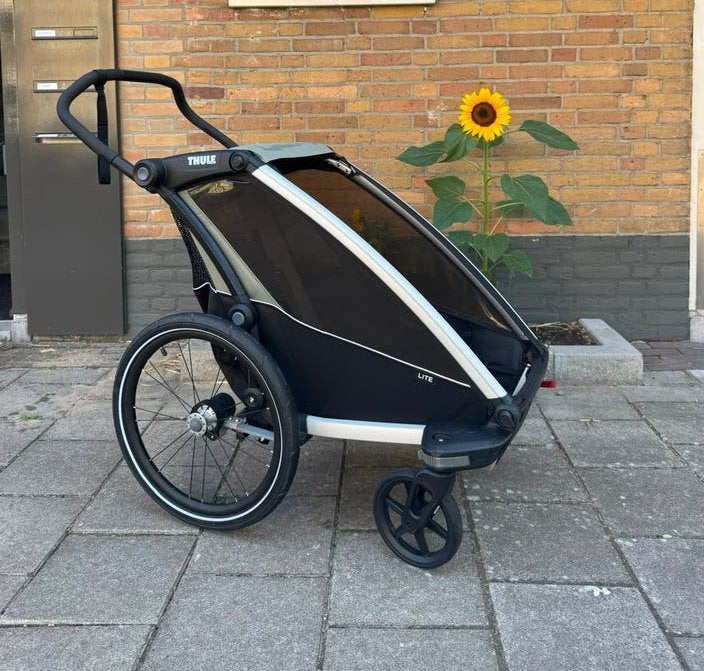 Thule fietskar Chariot Lite Single, Ophalen, Gebruikt, Minder dan 20 kg, Opvouwbaar
