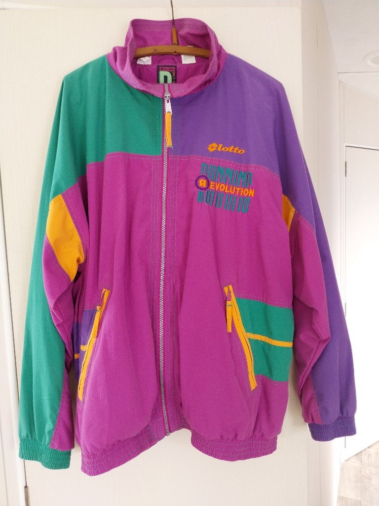 Trainingspak lotto 80er jaren maat XXL, Kleding | Heren, Lotto, Meerkleurig, Overige maten, Ophalen of Verzenden