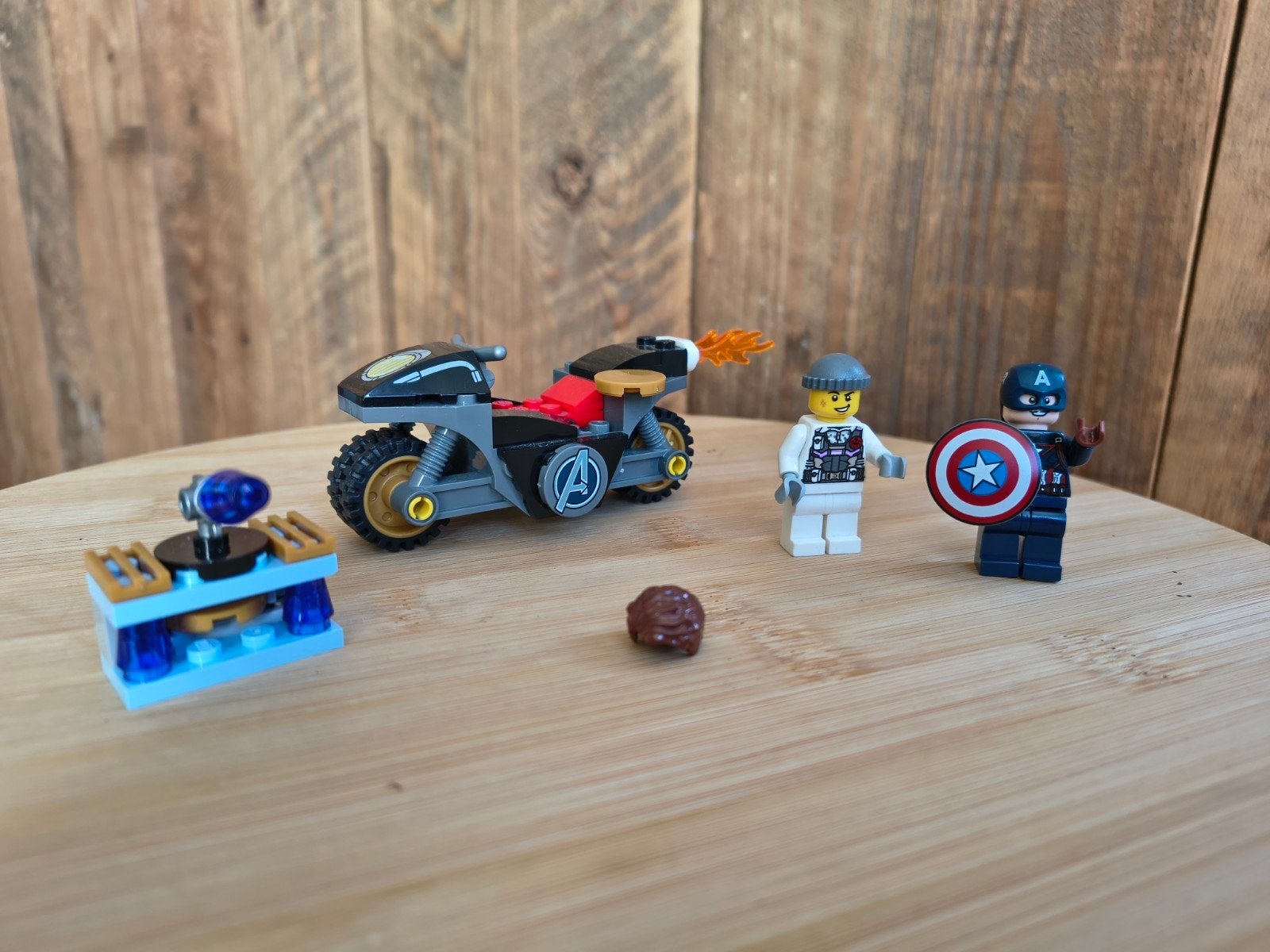 LEGO Marvel 76189 Captain America Hydra -Compleet met boekje, Marvel, Lego, Ophalen of Verzenden, Zo goed als nieuw