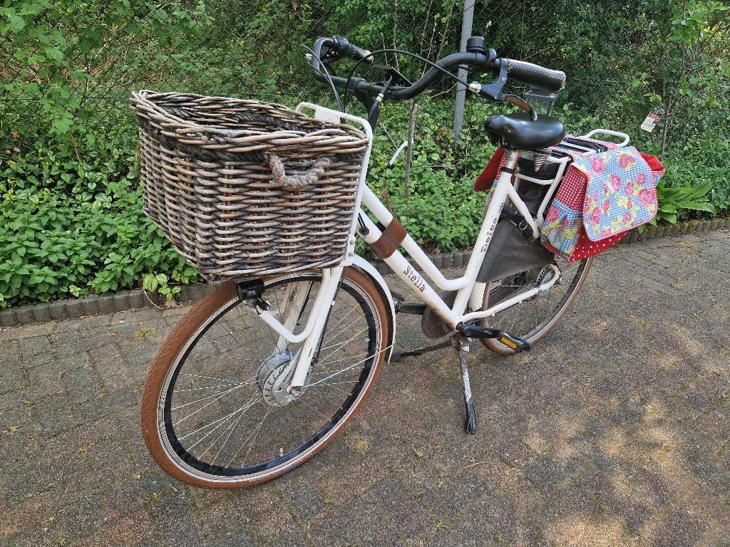 Stella Dolce transportfiets met 17,5 Ah zware accu, Gebruikt, 50 km per accu of meer, 55 tot 59 cm, Ophalen