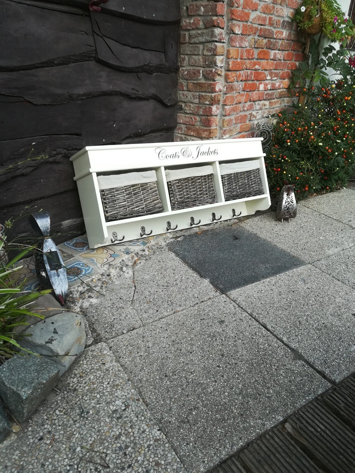 Landelijke kapstok, Huis en Inrichting, Wandkapstok, Ophalen of Verzenden, Zo goed als nieuw, Minder dan 100 cm