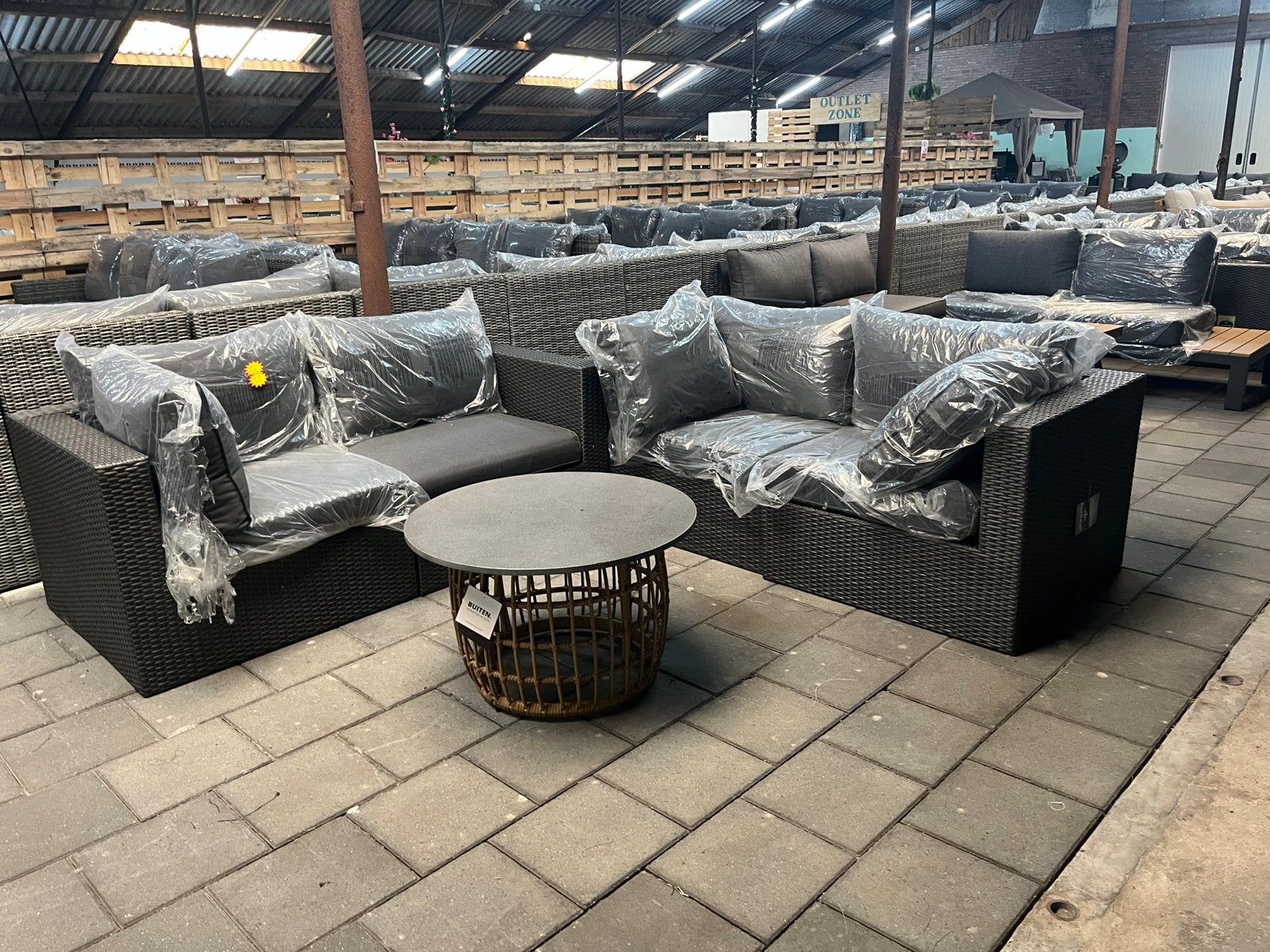 MOET WEG! Wicker loungeset delen nieuw!, Tuin en Terras, Ophalen, Nieuw, Wicker, Stoel