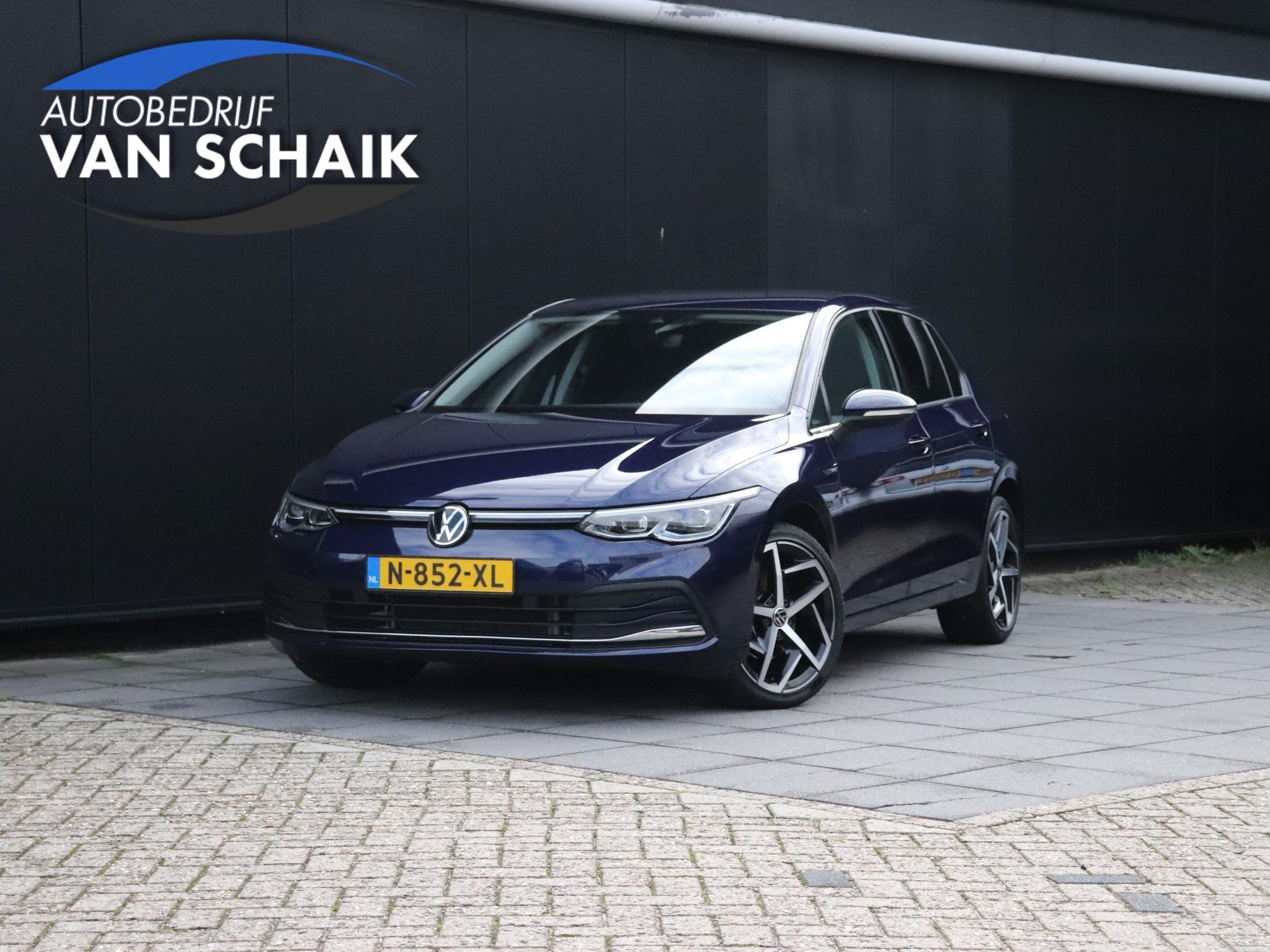 Volkswagen Golf 1.5 eTSI Style | DSG | MEMORY | ALCANTARA |, Auto's, Stof, 4 cilinders, 150 pk, Blauw
